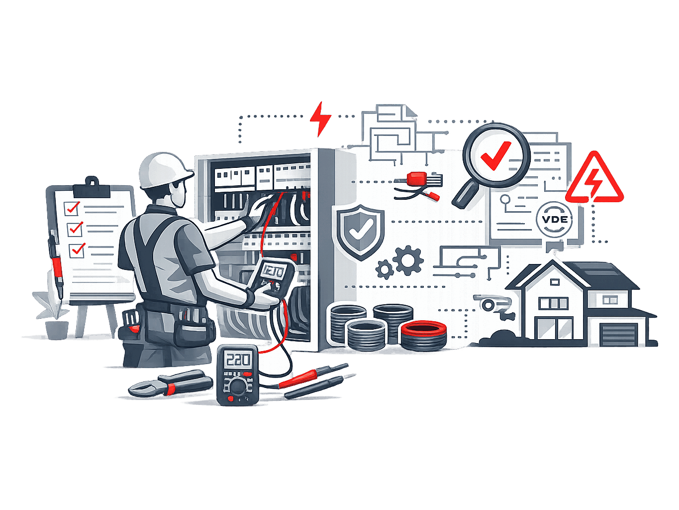 Elektroinstallation nach aktuellen Normen und Standards