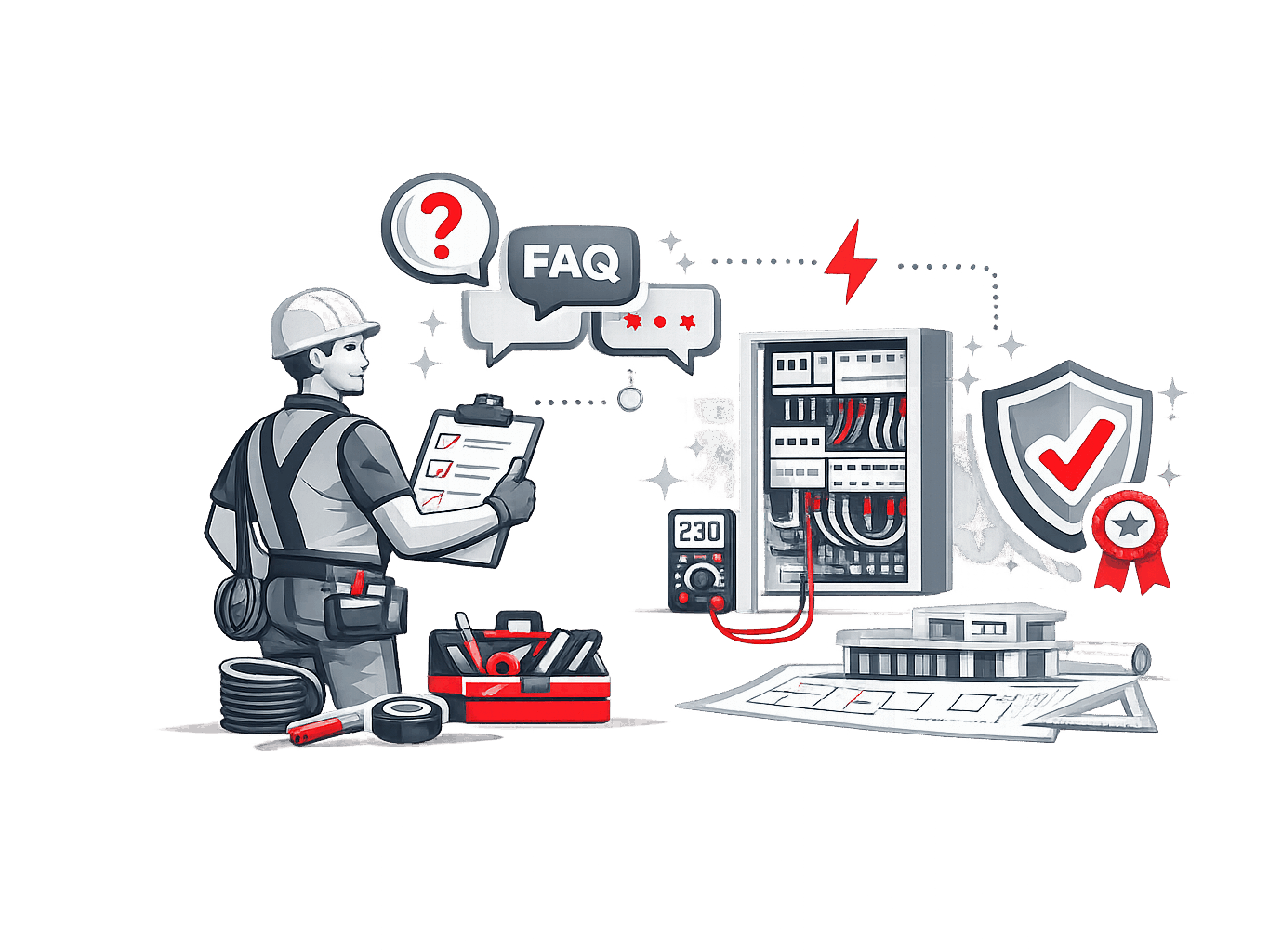 H&auml;ufige Fragen zur Elektroinstallation