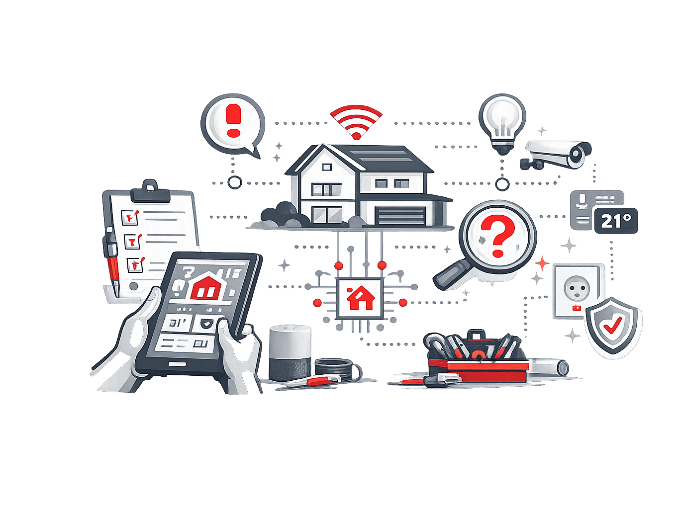 Geb&auml;udeautomation und Smart Home von EAS Elektro